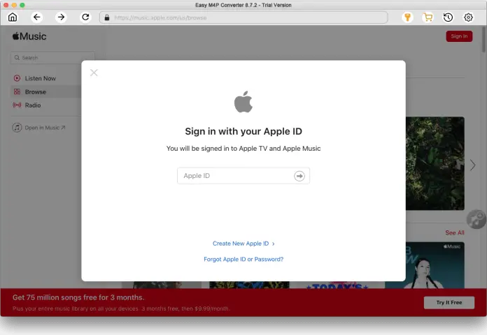Sign in Apple Account
